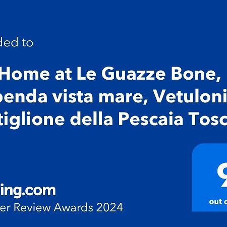 My Home At Le Guazze Bone, Stupenda Vista Mare, Vetulonia, Castiglione Della Pescaia Toscana ภายนอก รูปภาพ