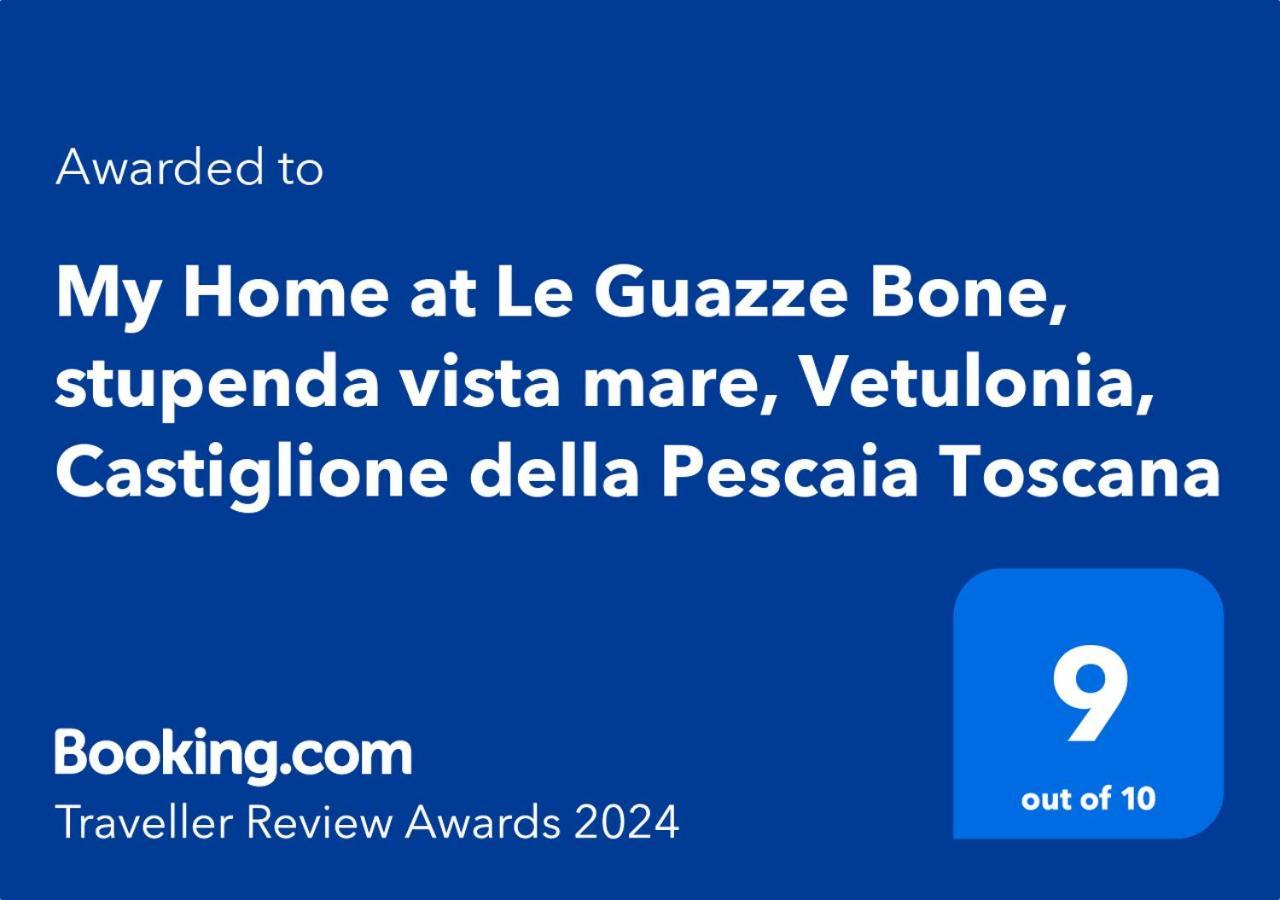 My Home At Le Guazze Bone, Stupenda Vista Mare, Vetulonia, Castiglione Della Pescaia Toscana ภายนอก รูปภาพ